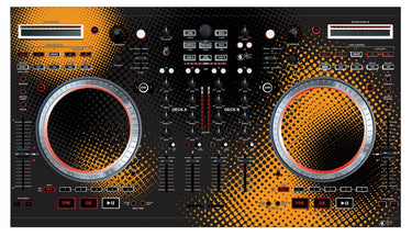 Numark NS 6 Skin Orange Dot